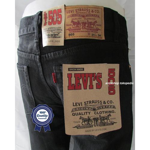 Foto Produk Celana Jeans Branded Levi's/levis Standar/Regular Hitam 27-32 CO dari Anza Shop