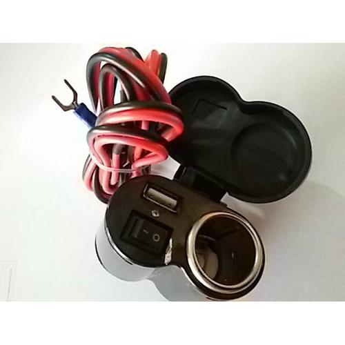 Foto Produk Charger chasan casan Hp di Motor + soket lighter cigarate dari Grosir Shop Motor (GSM)