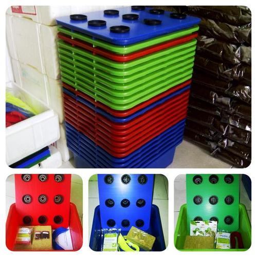 Foto Produk Pemula untuk hidroponik ? Cobalah starter kit wick system ( Recommen ) dari Golden Farm 99