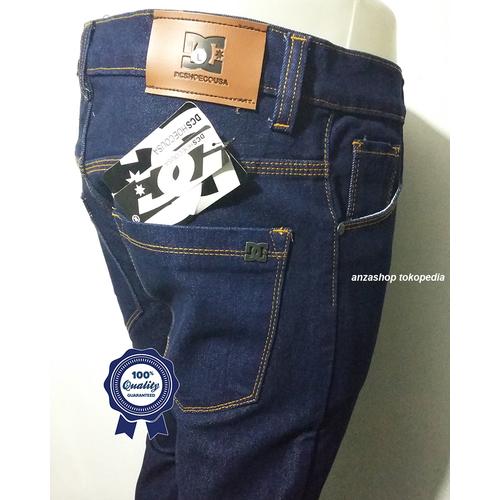 Foto Produk Celana Jeans Branded DC Bandung Pensil/Skinny/Streach BlueBlack CO dari Anza Shop