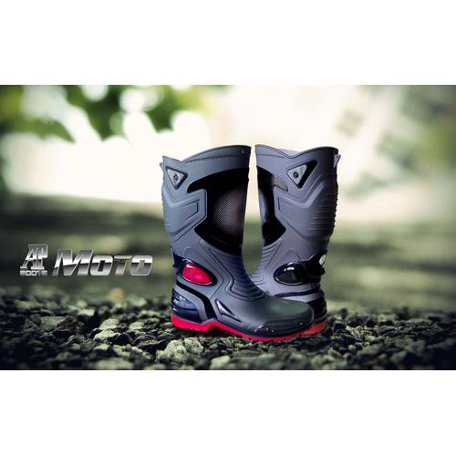 Foto Produk Sepatu Karet PVC Anti Tembus Air Banjir Hujan AP BOOTS MOTO 3 MOTO3 - Hitam, 38 dari lbagstore