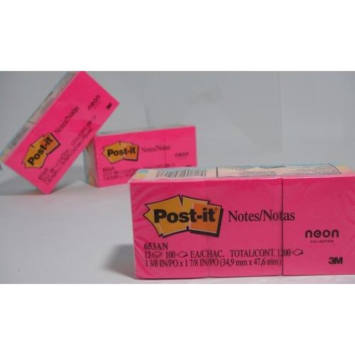 Jual Post-it - 653-AN Sticky Notes Neon Colors 1.5 X 2