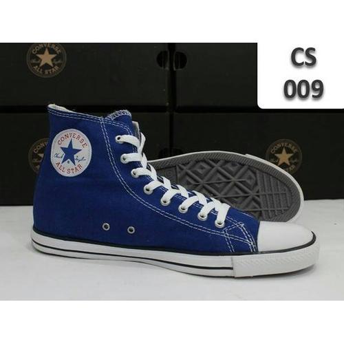 blue leather converse mens