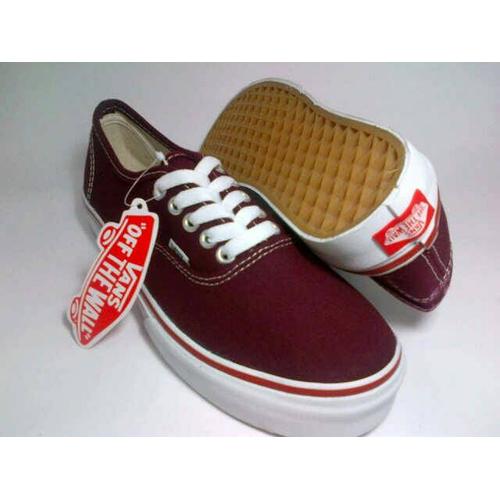 Jual sepatu vans authentic maroon+box - Jakarta Selatan - aydinasti |  Tokopedia