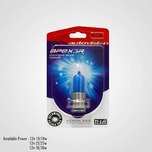 Gambar Halogen Autovision Bebek/Matic Putih 12V 25W dari Unique Corporation Kota Tasikmalaya Tokopedia
