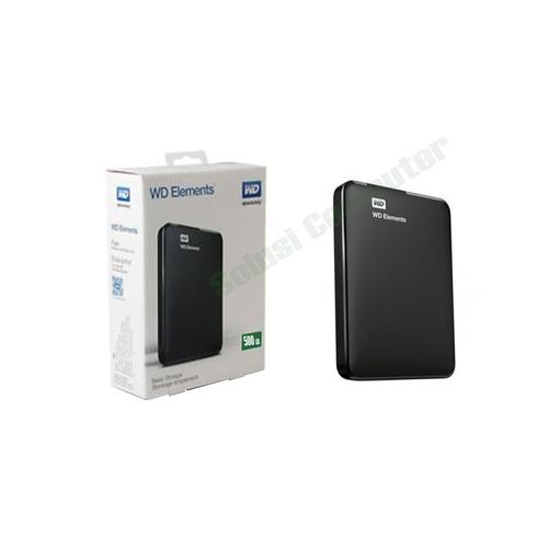 Foto Produk Harddisk External WD Elements Basic Storage 500GB dari Solusi Computer