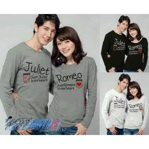 Foto Produk Kaos Couple LP Juliet Romeo dari Baju Couple Ku