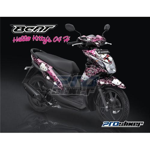 Jual Jual Striping Honda Beat Fi Motif Gambar Kartun Hello Kitty Prostiker Kota Yogyakarta Stiker Motor Prostiker Tokopedia
