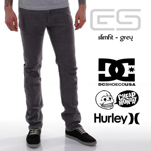 Foto Produk Celana Jeans Pria Slimfit - Abu - DC - Cheap monday - PSD - Abu -Abu Tua, 30 dari Grosir Bandung