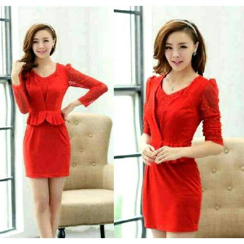 Jual sexy red dress - Jakarta Utara 