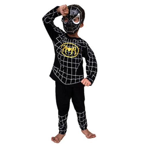Foto Produk Baju Anak Kostum Topeng Superhero Spiderman Hitam - Size 6 dari BelalangKupuKupu
