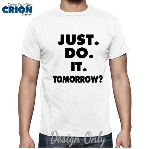 Jual Kaos Plesetan - Just Do It 