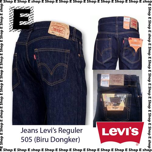 Jual Levis Jeans 505 Regular Fit Biru 