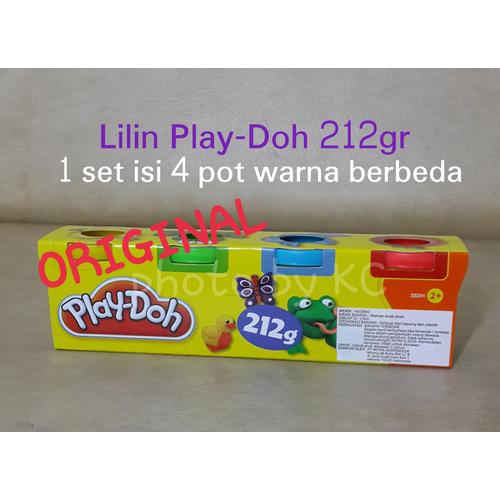 Foto Produk (1set4pot)Lilin Play Doh ORIGINAL 212gr Playdoh Dough Hasbro dari Toko Online Jempol