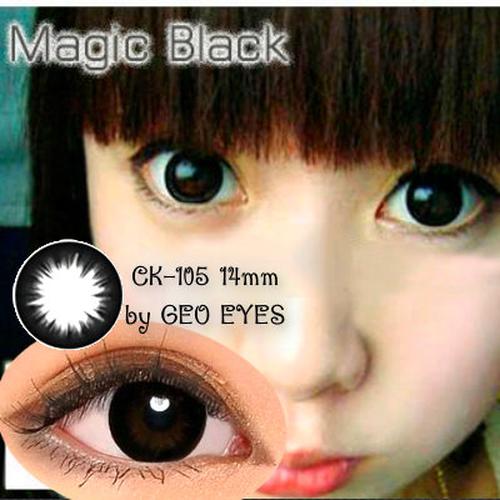 Foto Produk Softlens Geo Magic Black CK-105 14mm dari Geo Eyes