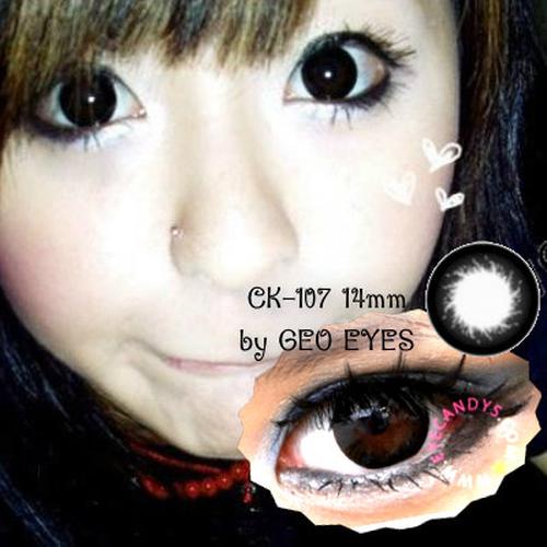 Foto Produk Softlens Geo Magic Black CK-107 14mm dari Geo Eyes