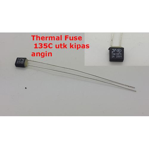 Jual Thermal Fuse Kotak 135 C ( untuk kipas angin ) Jakarta Pusat