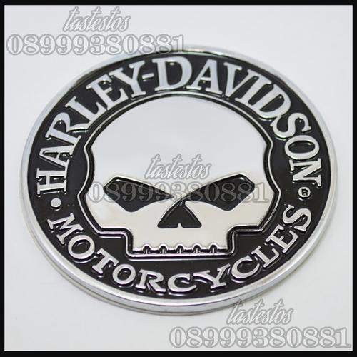 Foto Produk Emblem Harley Davidson Willie G Skull dari TasTesTos