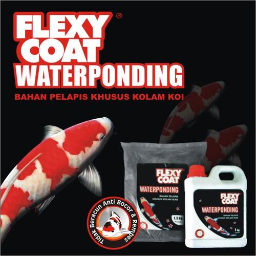 Gambar FLEXYCOAT WATERPONDING BLACK 2.5 KG SET dari RH PAINT SHOP Kota Bandung Tokopedia