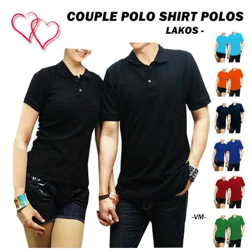 Foto Produk Couple polo shirt polos - kaos pasangan - kembar dari VM VanMarvell
