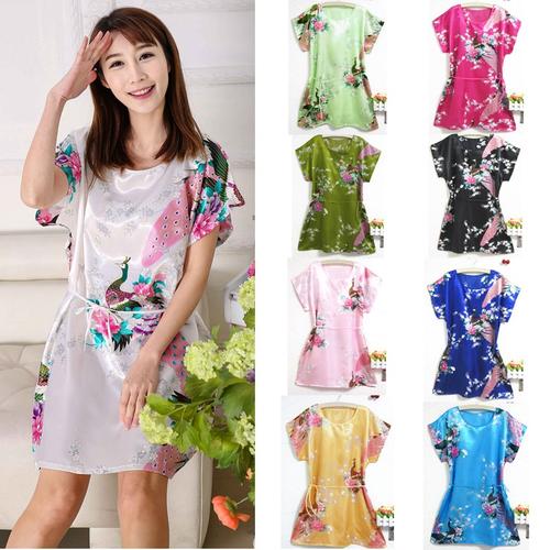 Fashion 2015 Short sleeve Night Gown 