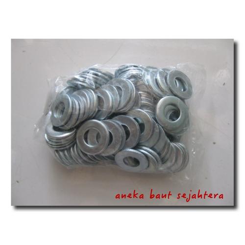 Foto Produk Ring Plat M8 Putih dari ANEKA BAUT SEJAHTERA