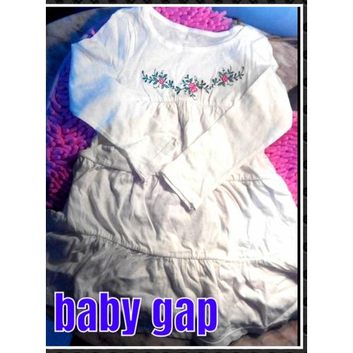 Foto Produk baby gap dress atasan anak perempuan bunga bordir n pink fish dari veshar kids me shop