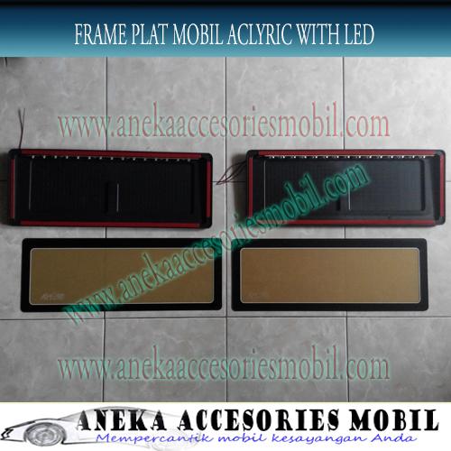 Jual Frame/Cover Plat Mobil Aclyric With Led Honda Mobilio Ukuran 46,5 ...