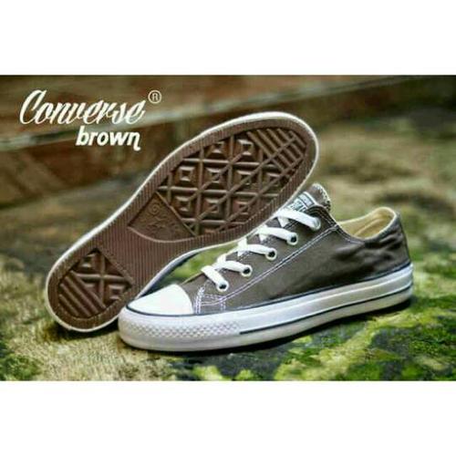 Jual sepatu converse ( all star ) brown 