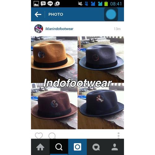 Jual panama hat fedora topi tompi 