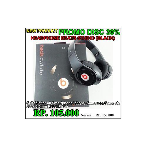 Jual HEADPHONE BEATS STUDIO (BLACK 