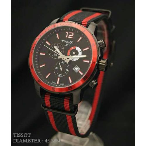 Foto Produk JAM TANGAN PRIA TISSOT 1853 KANVAS HITAM MERAH *KW* dari waw03