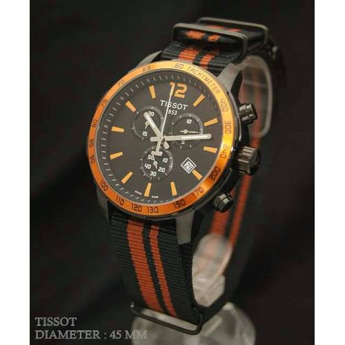 Foto Produk JAM TANGAN PRIA TISSOT 1853 KANVAS GOLD HITAM *KW* dari waw03