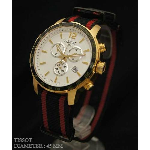 Foto Produk JAM TANGAN PRIA TISSOT 1853 KANVAS GOLD PUTIH *KW* dari waw03