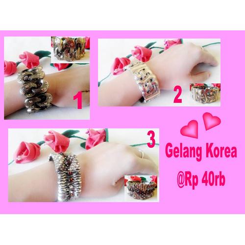 Gambar GELANG KOREA dari Shiny's Green Shop Jakarta Pusat Tokopedia