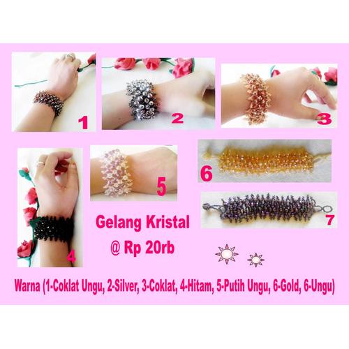 Gambar GELANG KRISTAL dari Shiny's Green Shop Jakarta Pusat Tokopedia
