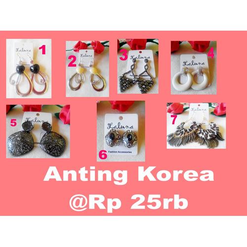 Gambar ANTING - ANTING KOREA dari Shiny's Green Shop Jakarta Pusat Tokopedia