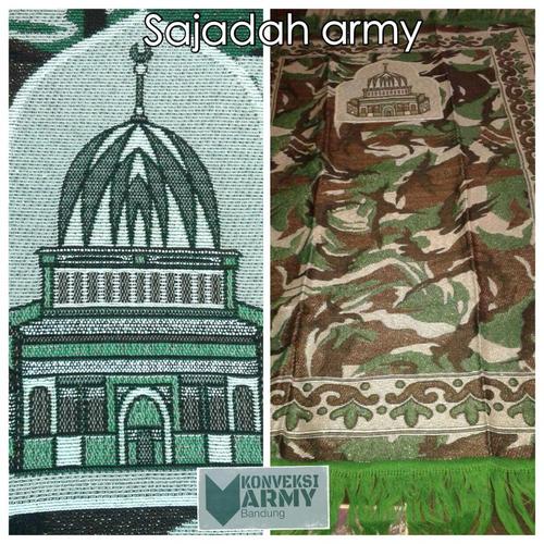 Gambar sajadah army dari konveksi army bandung undefined Tokopedia