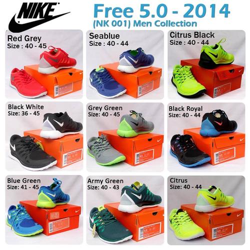 Jual Nike Free 5.0 2014 Men and Women 