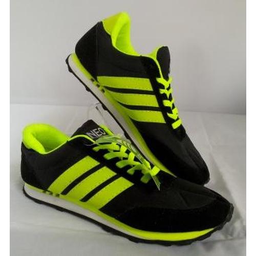 Jual adidas neo label hitam hijau 