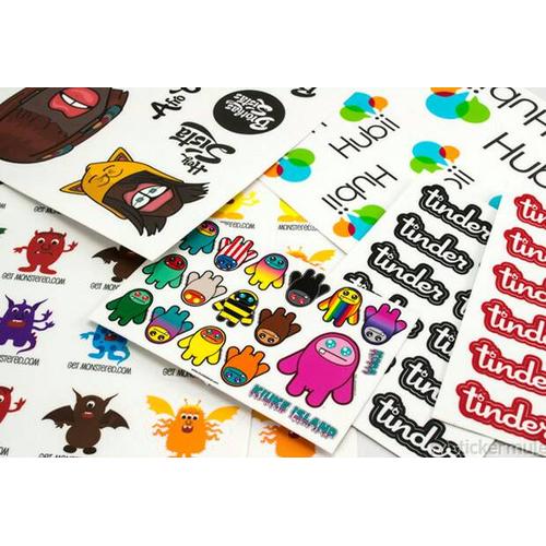 Jual stiker custom desain suka-suka 
