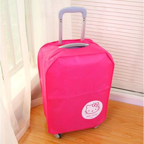 Foto Produk Cover / Pelindung Koper Kain Kanvas Motif Hello Kitty (20 Inci) dari Dunia Jasmine