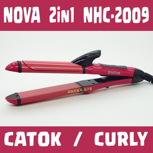 Foto Produk NOVA 2 in 1 KECIL TIPE NHC-2009 ALAT CATOK / CURLY 2in1 NHC 2009 2in1 dari ANEKA 678