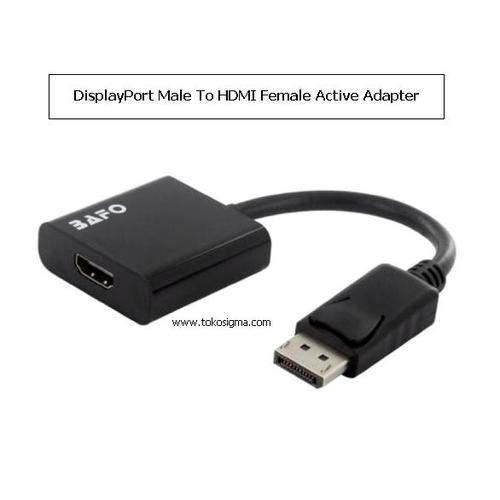 Jual JUAL BAFO DISPLAYPORT TO HDMI F ACTIVE ADAPTER Kota