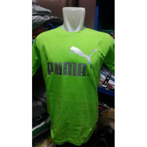 puma shirt green