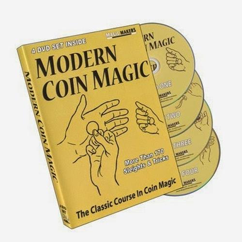 Foto Produk Bobo Modern Coin Magic Vol 1 - 4 Tutorial (4 DVD's) dari Buku Sulap