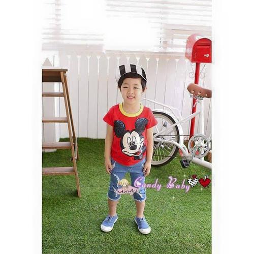 Jual STELAN ANAK CANDY BABY TEE RED 