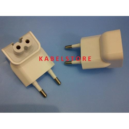 Foto Produk AC PLUG Ipad 1 2 3 4 Adaptor Macbook Ujung kepala kaki 2 colokan Apple dari Kabel Store -KabelApple