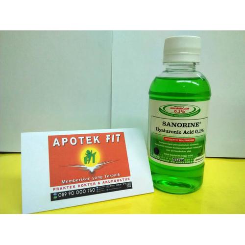 Foto Produk Sanorine Hijau 200 ml ( Mempercepat penyembuhan sariawan ) dari FIT MEDICA