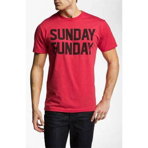 Jual T Shirt Sunday Funday (Red 